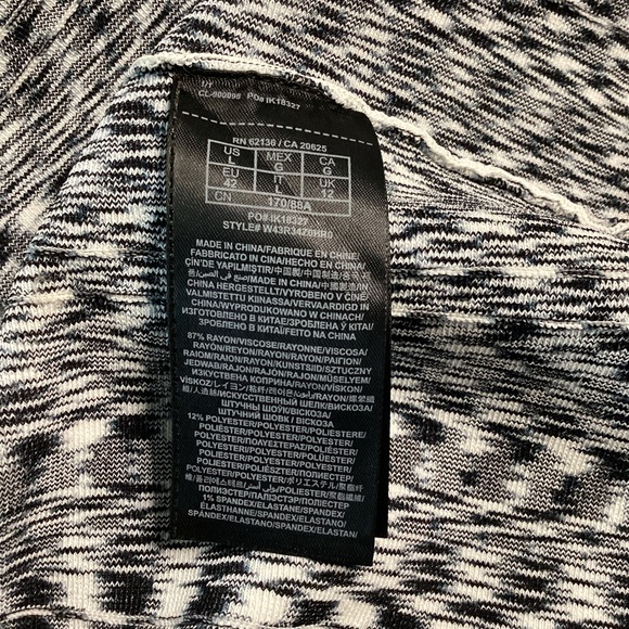 Guess Los Angels Bondage Fit & Flare Black and White Body Con Dress Size Large. - Picture 10 of 11